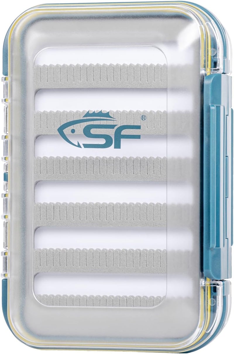 sf. Fly Fishing Silt Foam Waterproof Fly Box Double Side Clear Fishing Box - Image 1